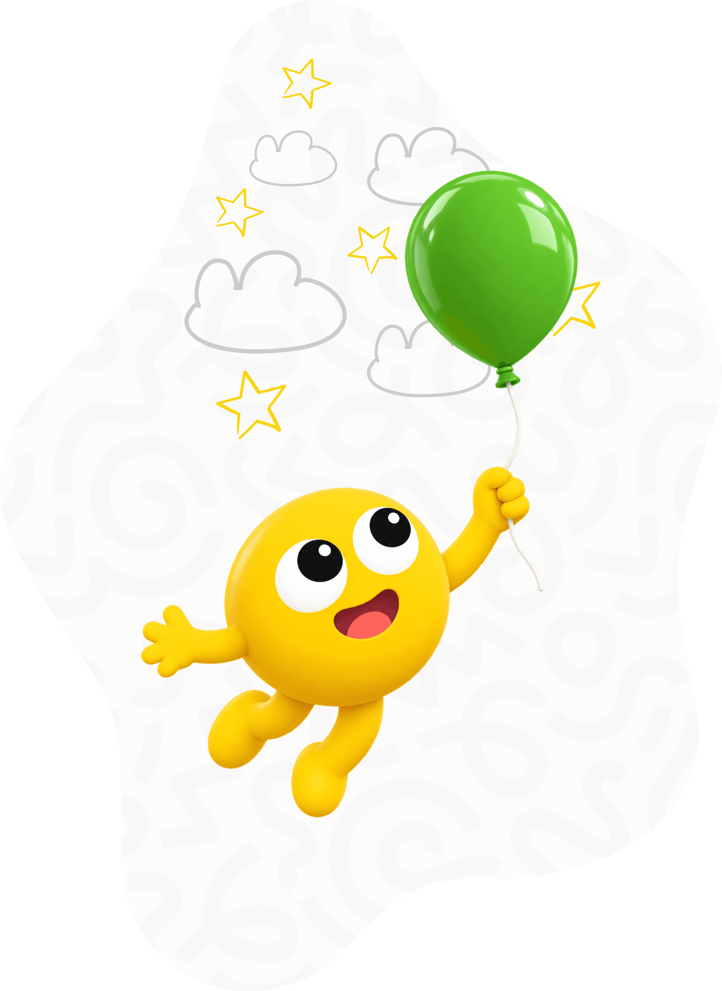Monthly Fêri plan with balloon mascot
